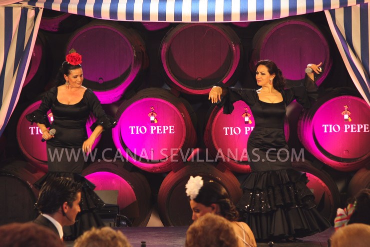 Las Carlotas en la feria de Jerez, año 2008