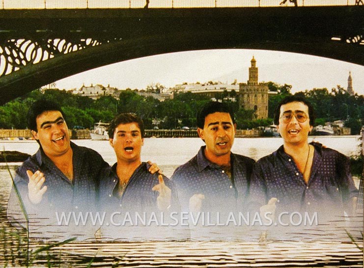 Ulises Pozuelo, Manuel Jurado, Manuel Márquez y Ángel José S. Berenguer. Los del Guadalquivir