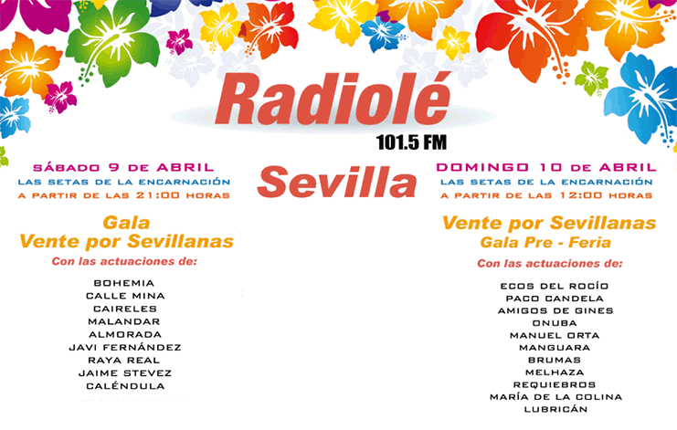 Gala Radiolé Vente por Sevillanas.