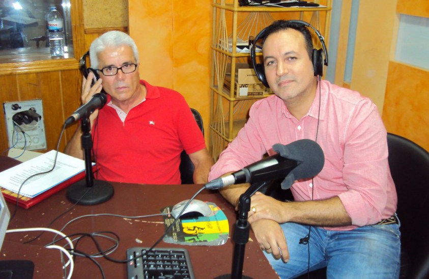 Javier Montiel junto a Joaquín Sánchez Morales