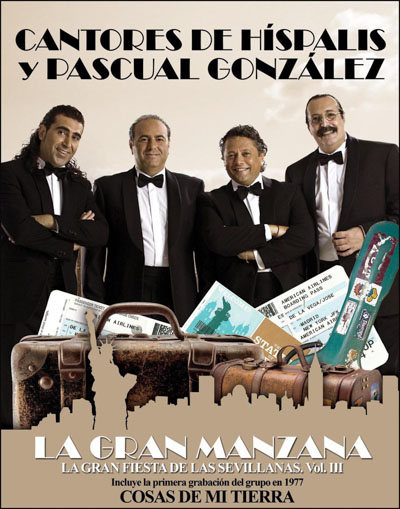 Portada de Cantores de Híspalis, La Gran Manzana, Disco 2014.