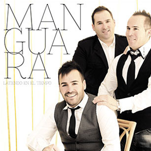 Portada de Manguara, Latiendo en el tiempo, Disco 2013.