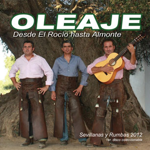 Portada de Oleaje, Desde el Rocío hasta Almonte, Disco 2012.