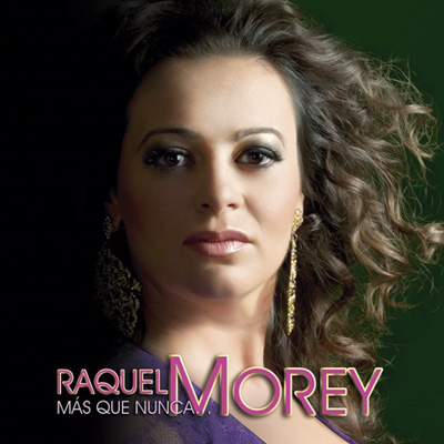Portada de Raquel Morey, Más que nunca Morey, Disco 2014.